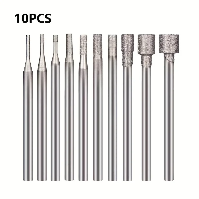 Abrasive wheel burrs, used for rotating tools.