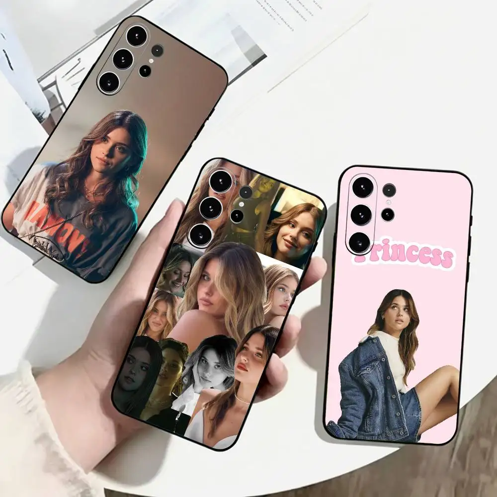 Nicole-E Wallace Actor Phone Case For Samsung S25,S24,S21,S22,S23,S30,Ultra,S20,Plus,Fe,Lite,Note,10,Black Cover