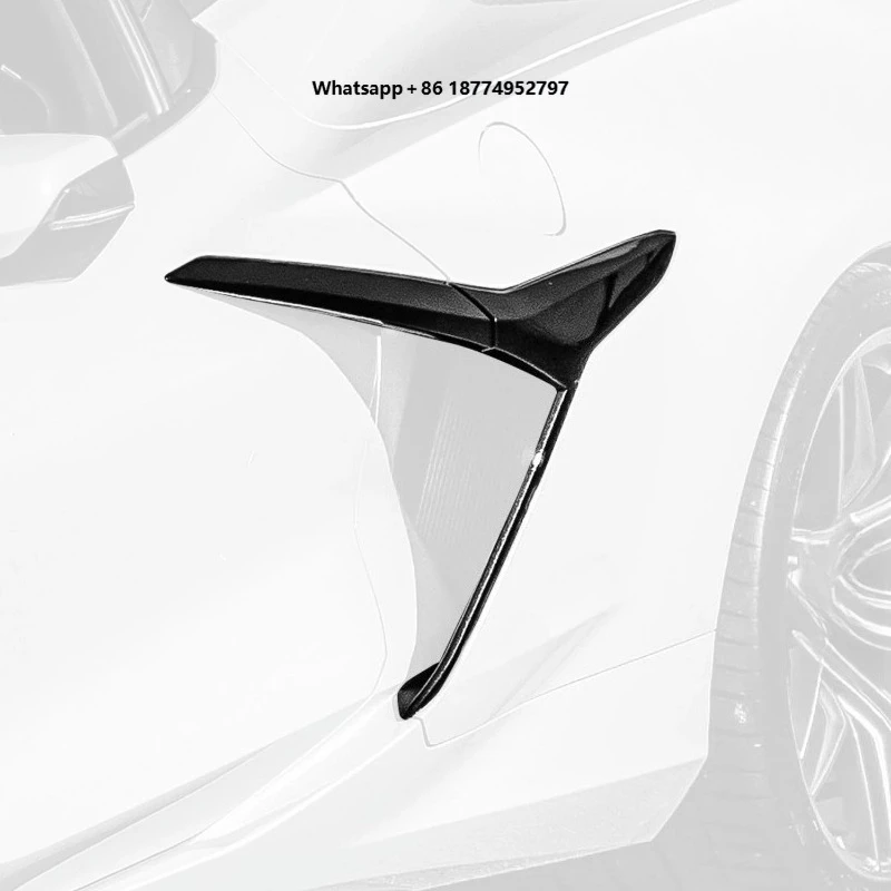 

Dry Carbon Fiber Quarter Panel Door Handle C8 Z06 2023-2025 Side Scoop Auto Parts