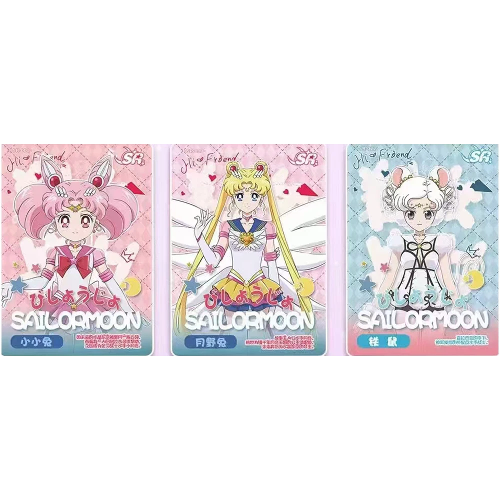 wholesale Sailor Moon Collection Cards Anime Character Pretty Girl Beauty Cute Tsukino Usagi Children's Gifts