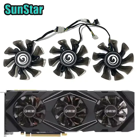 NEW 75MM GA82S2H 0.36A RTX 2080 GPU Cooling Fan For KFA2 GALAX GeForce RTX 2070 2080 2080Ti SG Edition Graphics Card Cooler Fan