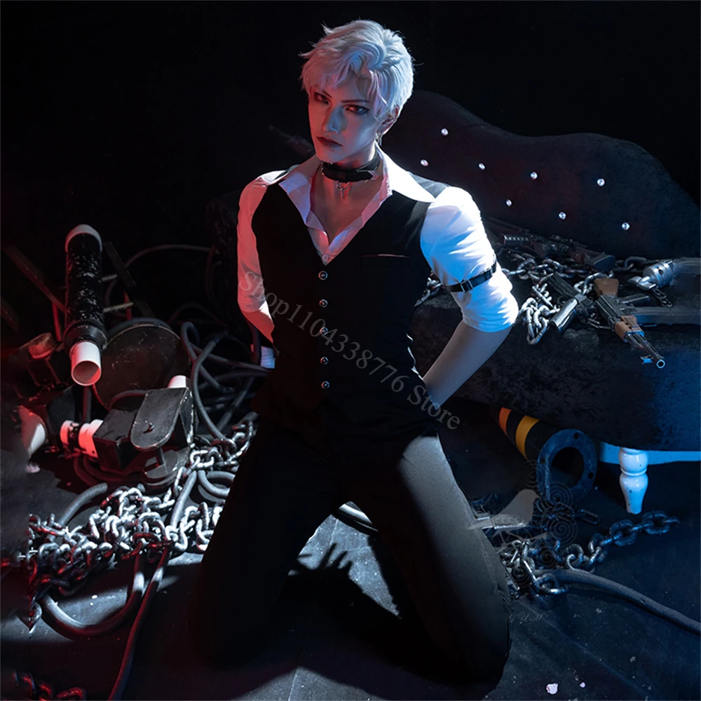 Nuovo 2025 Gioco Love And Deepspace Sylus Costume Cosplay Uomini adulti Abiti uniformi Set completo Accessori Vestito Abiti di Halloween