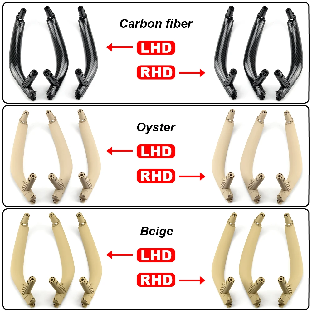 

Для BMW X5 X6 F15 F16 2014-2018 салон автомобиля левая и правая ручка двери пассажира с заменой внешней кожаной накладки
