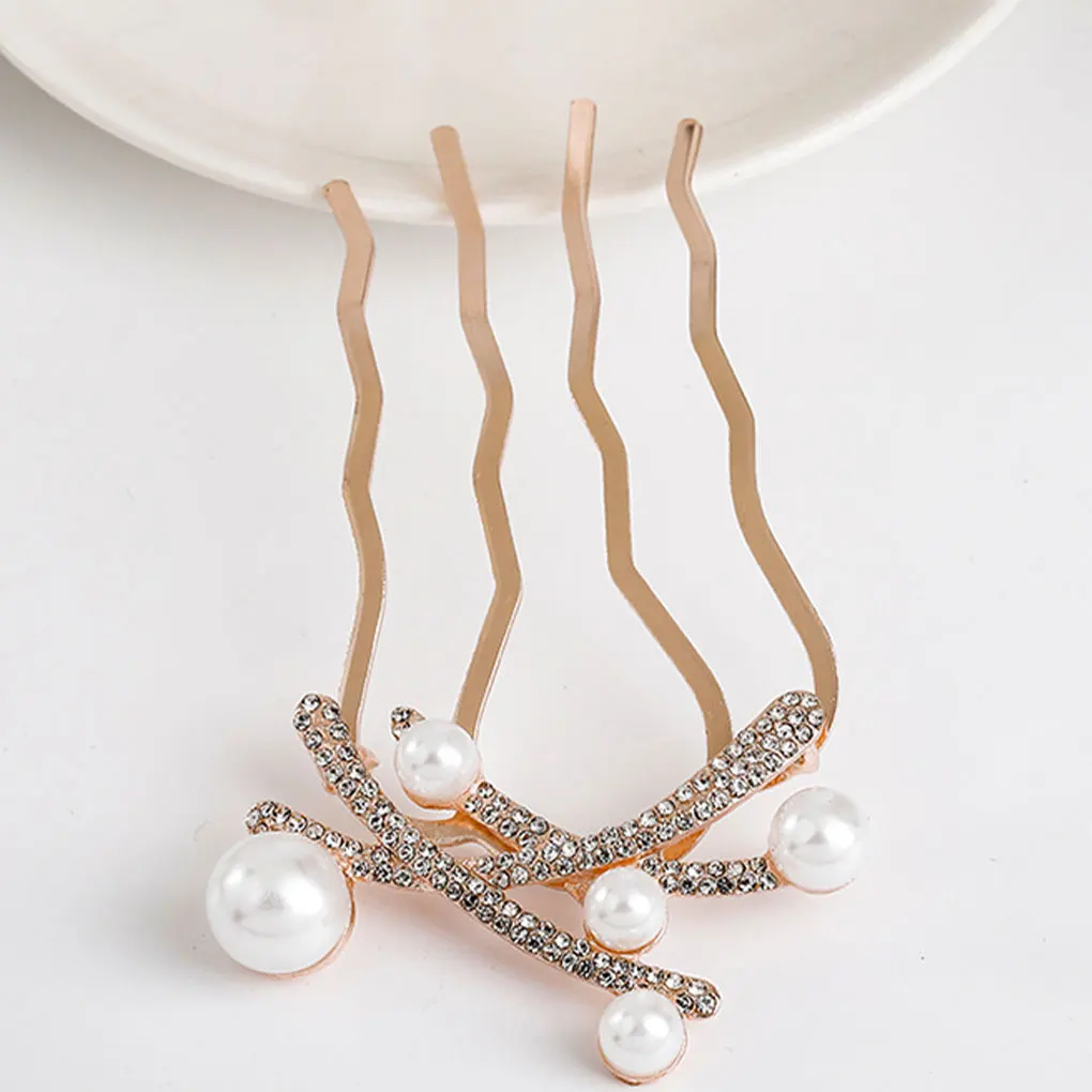 2/3/5 2pieces Delicate And Fashionable Wedding Hair Comb With Pearls Hair Accessories EASY TO