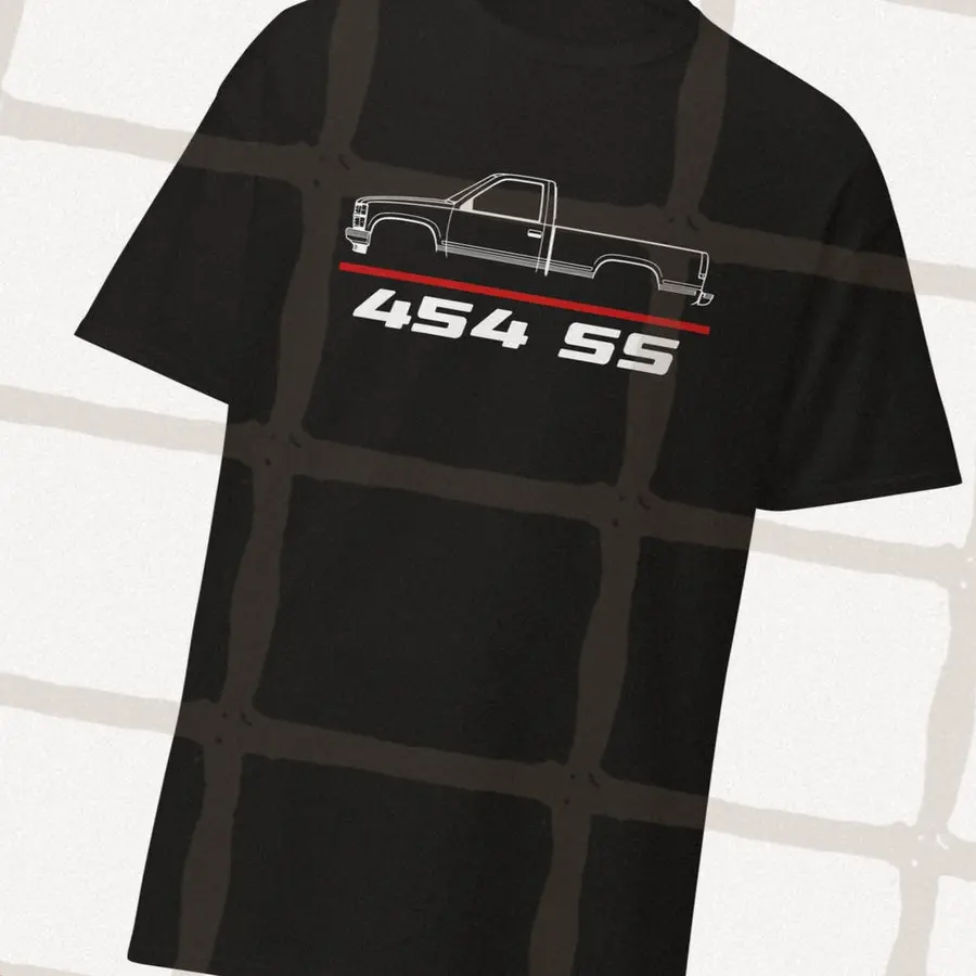 

Car Lovers T-shirt Chev car 454 Men's and Women's Short-Sleeved with Patterns for Summer
