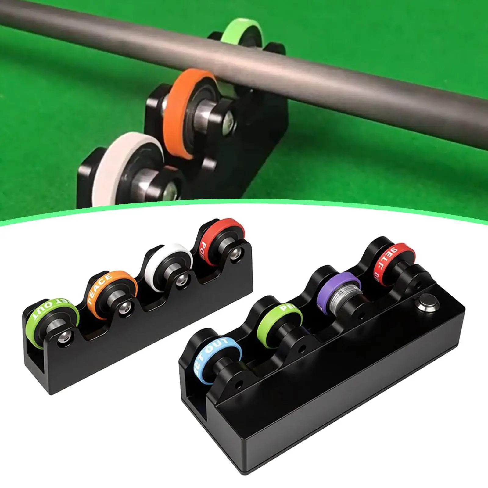 

Pool Billiard Cue Straightness Checker Checking Parts Portable Training Aid