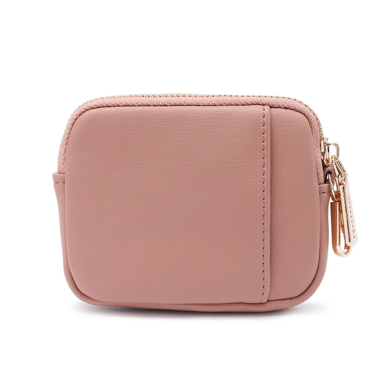 New Printed Zipper Coin Purse, Korean Version, PU Leather Soft Surface, Folding Coins, Multi-Functional Folding Short Wallet, Da