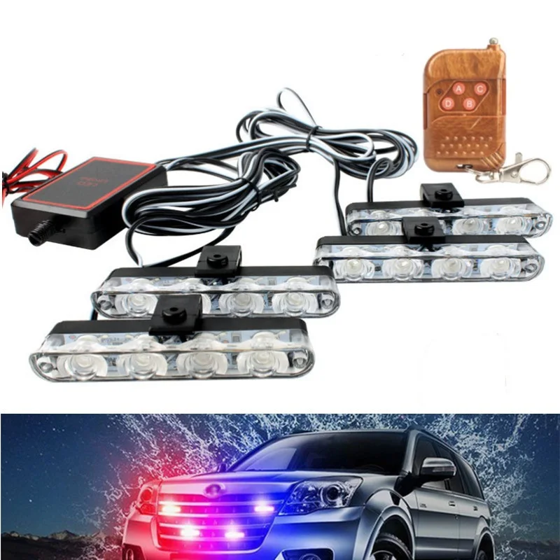 

Автомобильный фонарик 16SMD с дистанционной сигнальной лампой, 12 В, стробоскоп для мотоцикла