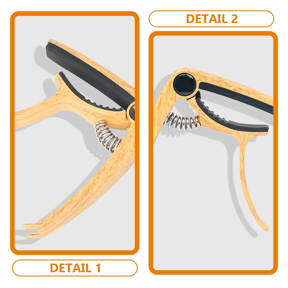 

Guitar Capo Parts Adjustable Decoration Accessories Classical Acoustic for Electric Men Neck