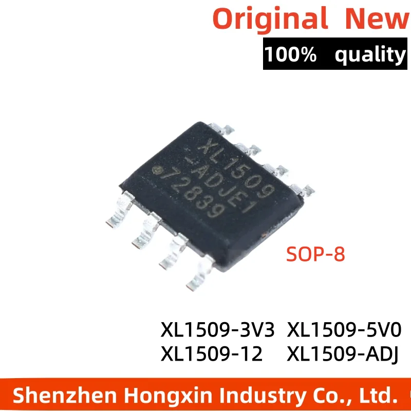 10 pieces of voltage regulator XL1509-5.0 E1 3.3/ADJ/12 XL1509 patch SOP-8