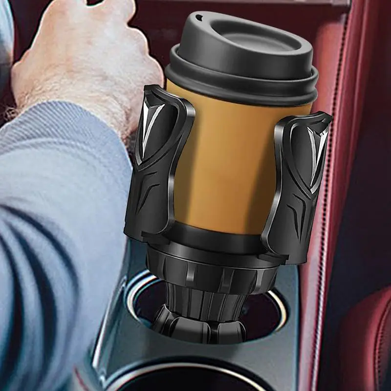 Soporte de taza de coche con Base ajustable, adaptador automotriz, soporte de botella, brazos ajustables, soporte de taza de inserción de Base, expansor y