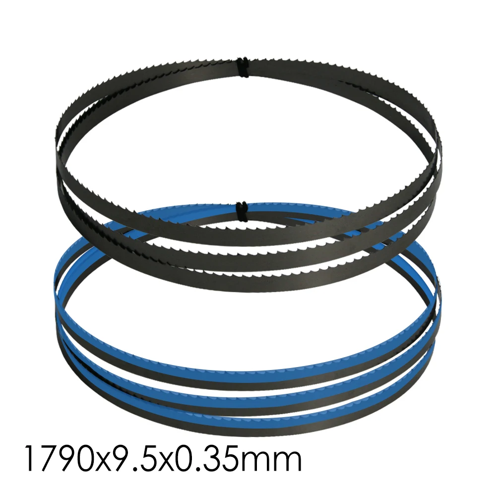 

2pcs 70-1/2” 1790mm Bandsaw Blade 1790x9.5x0.35mm TPI 6 10 14 for 10” Band Saw Scheppach HBS261 Fox Cutting Wood Metal Plastic