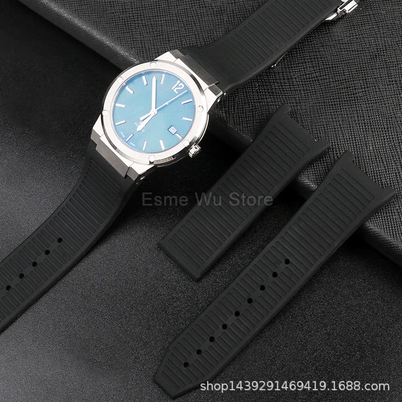 لساعات سلفاتوري فيراغامو F80 الرياضية - إكسسوار ساعة سوداء من السيليكون المقاوم للماء للرجال، 26 ملم.