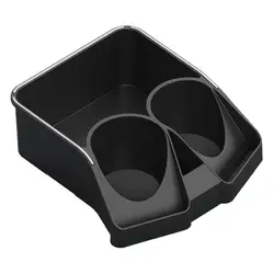 Car Console Storage Organizer Car Seat Organizer With Double Cup Holders Car Seat Storage Wear-Resistant Console Storage