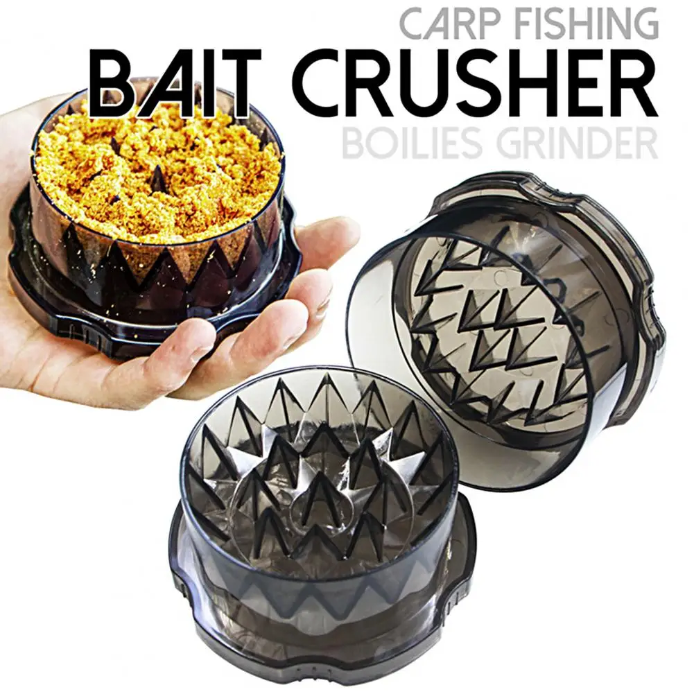 Bait Crusher Hard Lure Grinder Portable Lure Grinder Carp Bait Boilie Grinder Box for Fishing Gear Carp Fishing Accessories