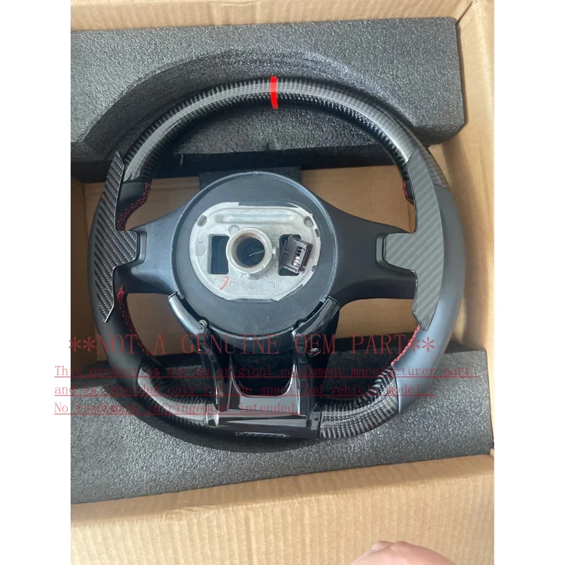 For Mercedes Benz W204 W205 W211 AMG GLE CLA D Shape Steering Wheel Assembly With Shift Paddle Horn Cover Decorative Cover