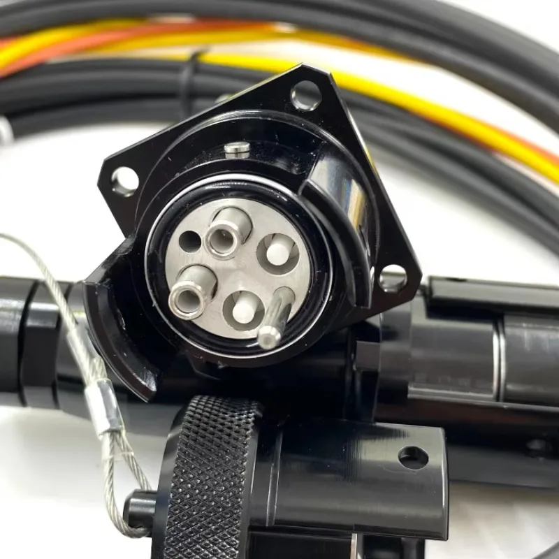 OEM Photoelectric Sensors Cable Connector Optical Fiber Cable Aviation Plug Socket 2 Pin 4 Pin 8 Pin Optoelectronics Connector