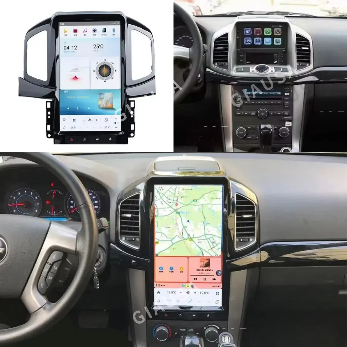 13.6inch 1920*1080 4K Screen Car Radio For Chevrolet Captiva C140 2013 GPS Carplay Android 13 Car Multimedia Video Player Stereo