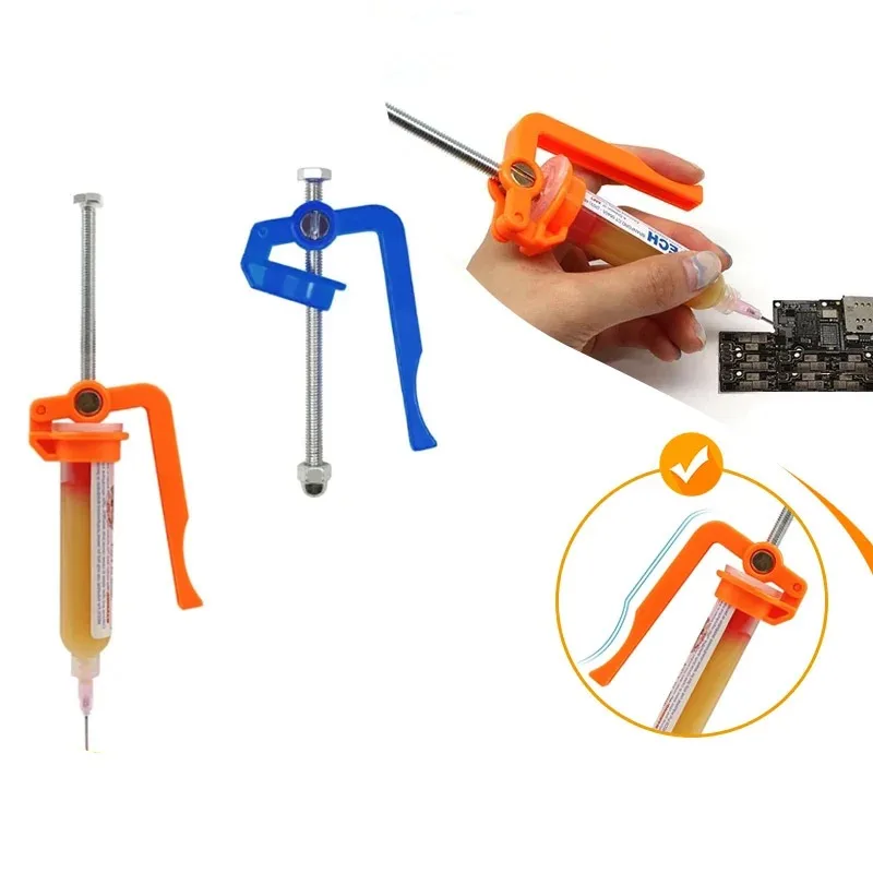 

Solder Paste Extruder Welding Oil Booster Propulsion Tool Uv Glue Gun Rod Boosters Circuit Board Soldering Accessories Tools