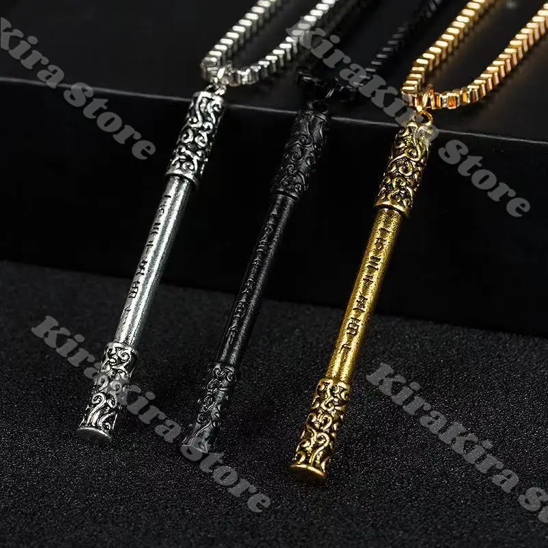 

Anime Black Myth: Wukong Jingu Bang Necklace Pendants Cosplay Fashion Ornaments Trinkets Amulet Cartoon Accessories Stage Prop