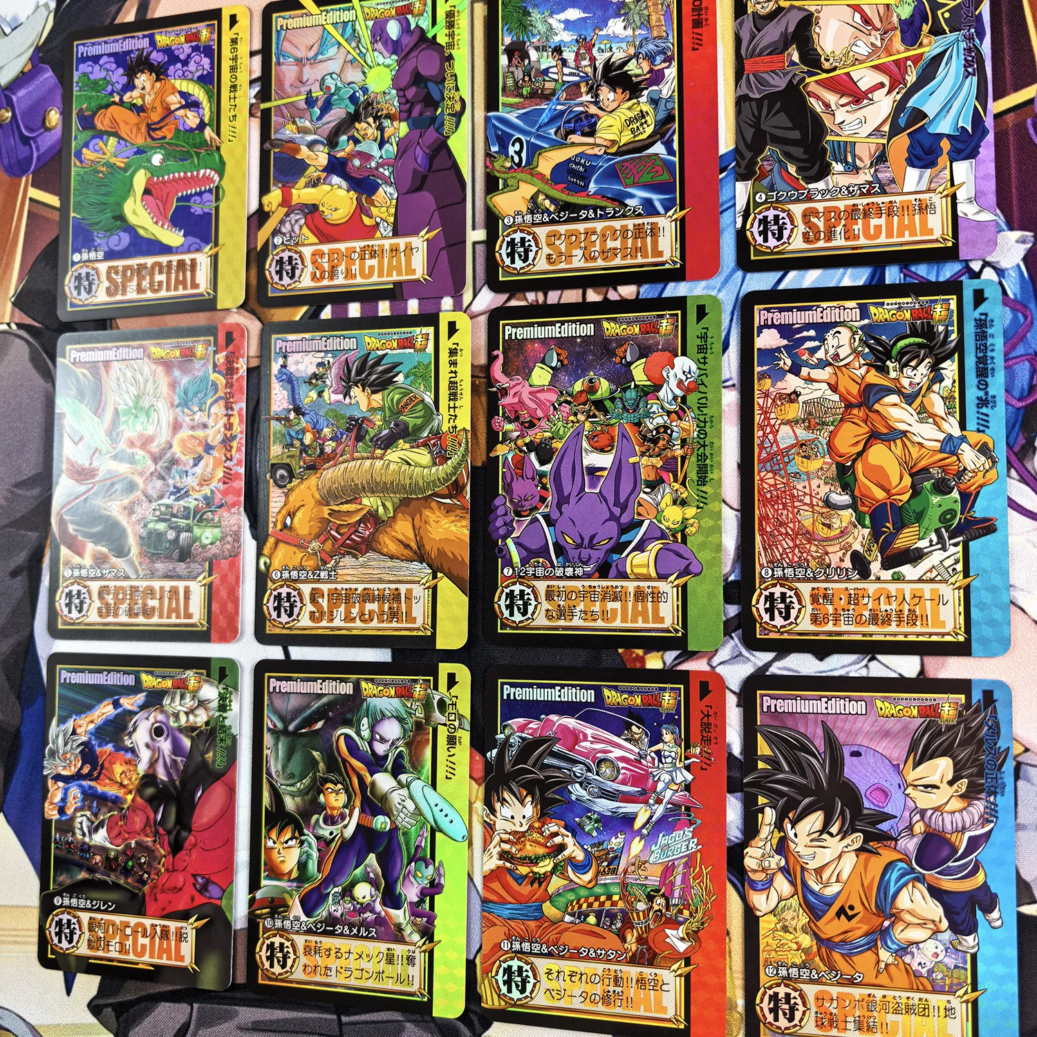 

24pcs/set diy Dragon Ball Super PE Limited edition Self Control Collect Signature Trading Flash Card Anime Cartoon Gift