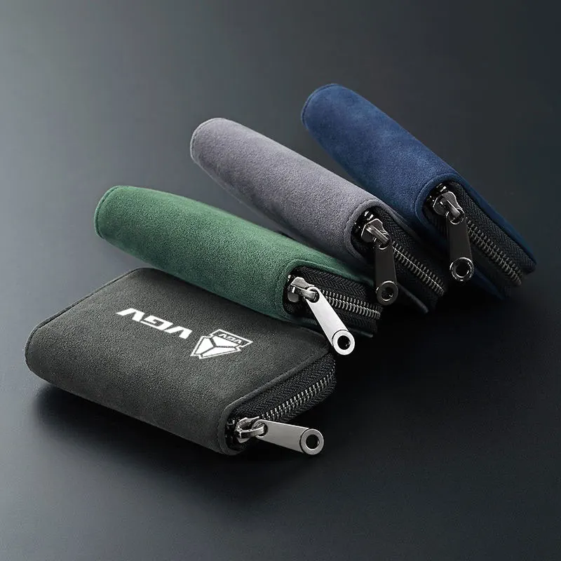 حامل بطاقات صوف مرجاني شخصي ، هدايا محفظة بسيطة ، مناسبة لـ VGV ، VX7 ، U70Pro ، U75PLUS ، U75 ، TX7 ، إكسسوارات سيارة