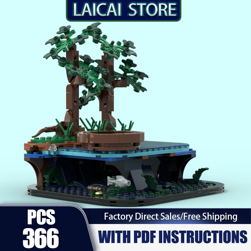 Magische Ringe Film Modell Moc Bausteine Berühmte Szene Modell Technologie Modulare Geschenke Bau DIY Montage Spielzeug