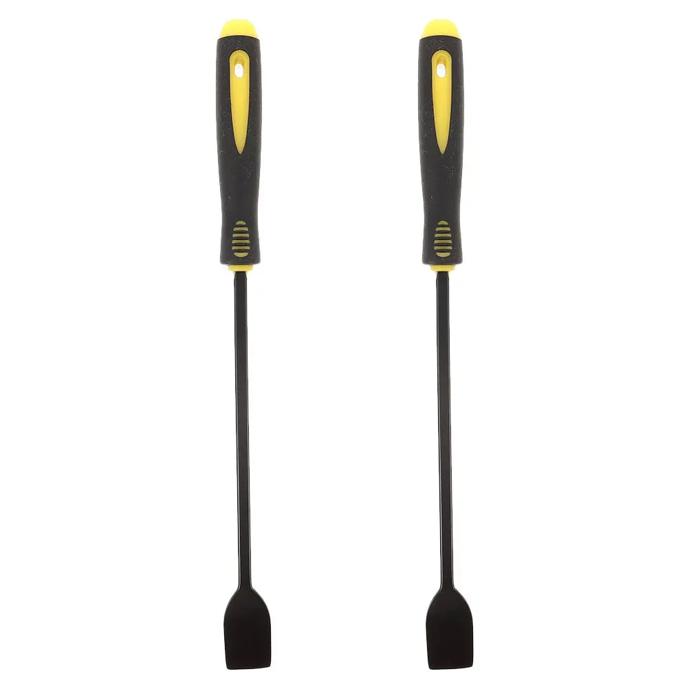 2pcs Cleaning Scraper For Home: Heavy Duty Metal Handle Scraper Tool Ergonomic Design For Glass Tile Adhesive Paint Vinyl