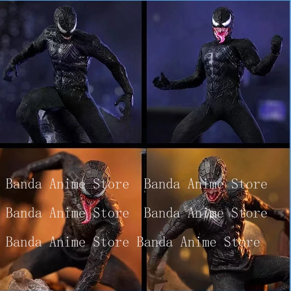 

2025 Q4 SAWTOOTH TOYS X 6in Studio STM-20251 1/12 Venom Symbiotic Variant Double Headed Carving Full Set 6in Action Figure Body