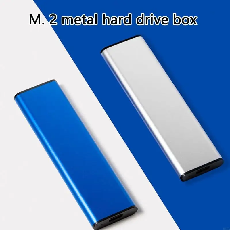 알루미늄 M.2 솔리드 디스크 박스 NVME/기타 옵션 알루미늄 케이스 휴대 성 박스