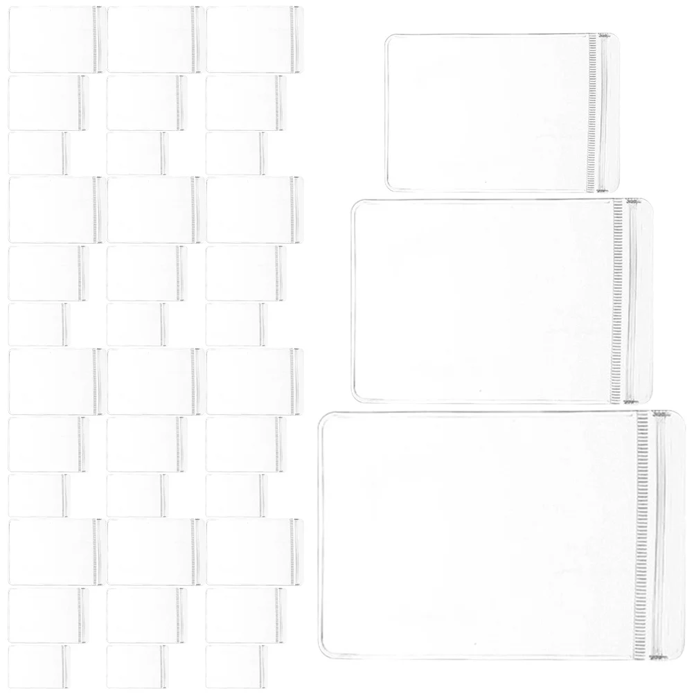 

300 Pcs Jewelry Storage Bags 6x8 8x12 Anti Oxidation Clear PVC Earrings Ring ganizers Portable Bulk Lightweight