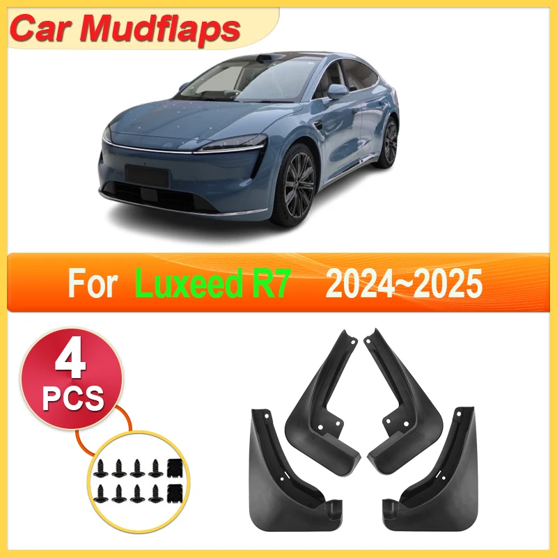 

Car Mudguards Parts For Luxeed R7 EHY 2024~2025 Car Mudflaps Tool Splash Proof Fender Car Flare Cover Guard Auto Mud Accessories