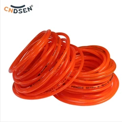 Orange Polyurethane Conveyor Belts Round PU Drive Belt Meltable Cord Dia 2/2.5/3/3.5/4/5/6/7/8/9/10/12mm