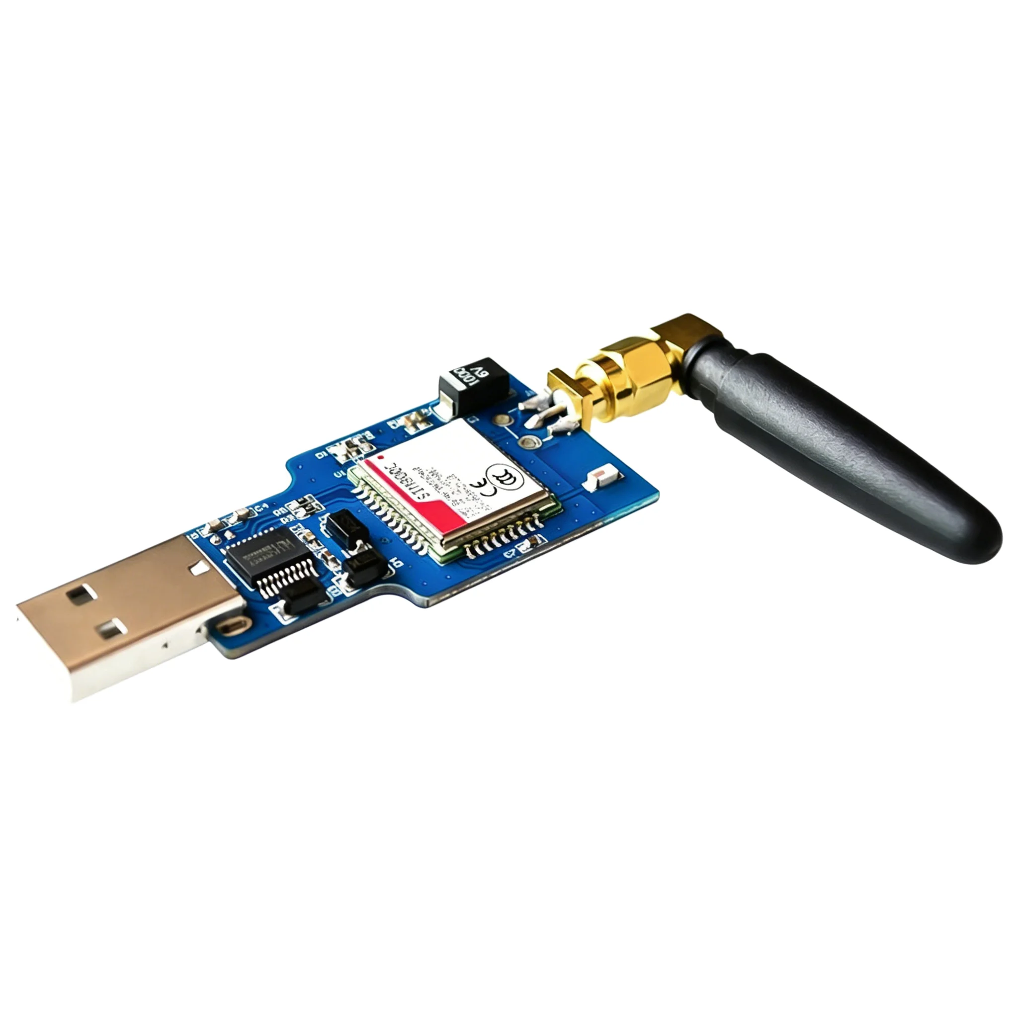SIM800C GSM GPRS Bluetooth Serial Module USB Interface PC Control Calling Text Message Industrial Data Transmission