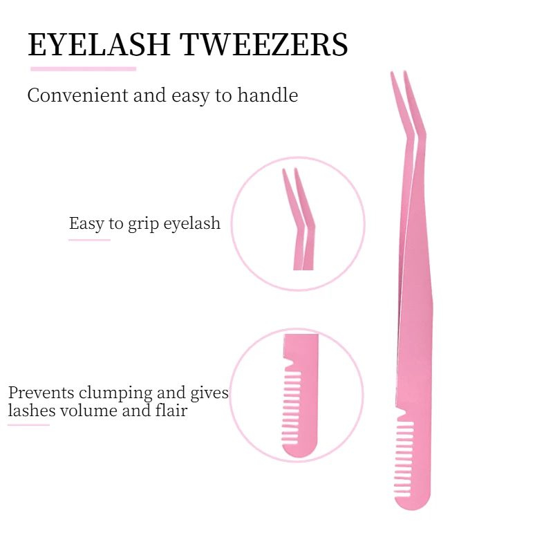 ‌ 防水まつげ接着剤キット - 72時間持続する強力な固定力とリムーバー、ピンセット付き