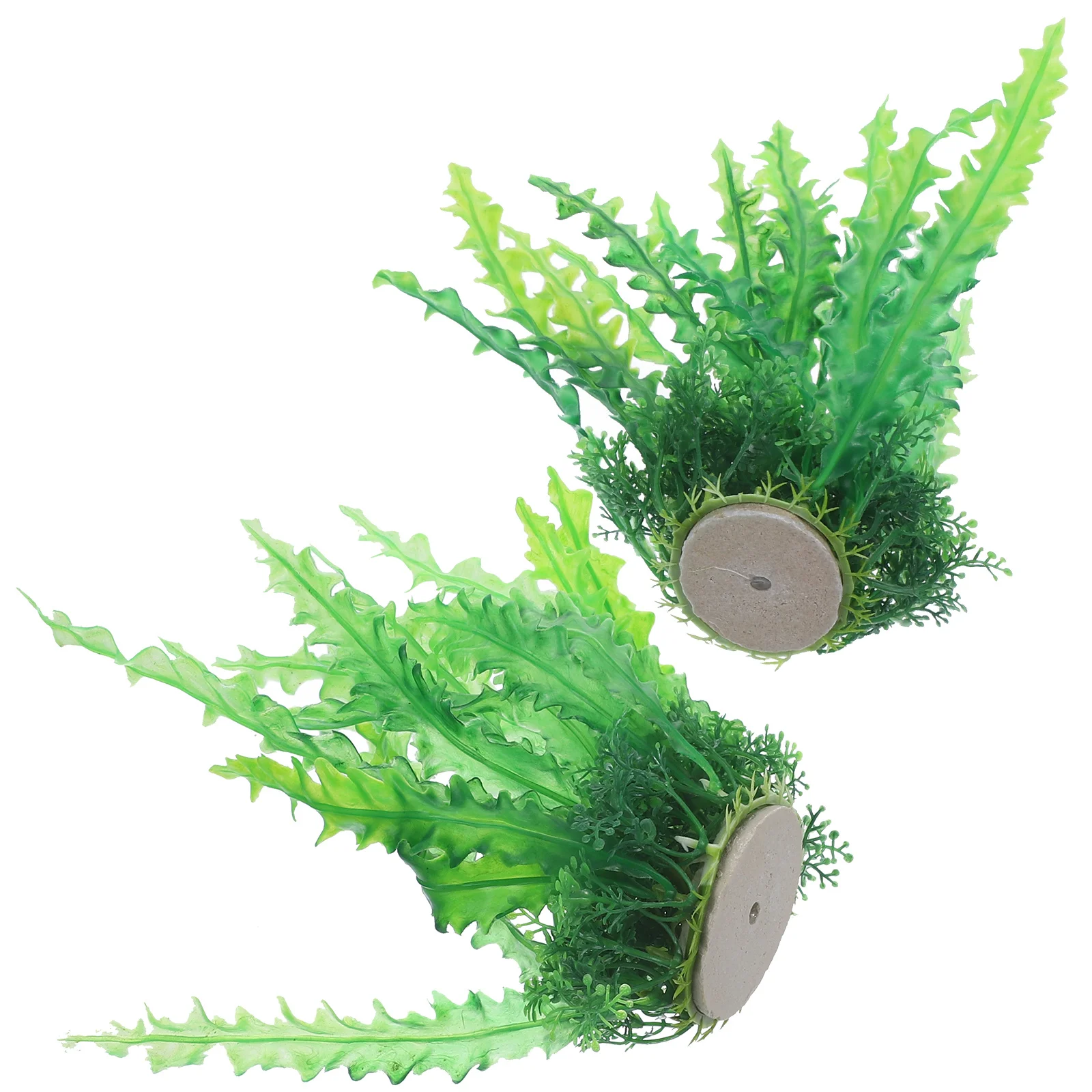 

2pcs Aquarium Grass Water Plant Decor Fish Tank Fake Grass Decorations Small Tank Supplies Home Office Wedding Gift Fishtank