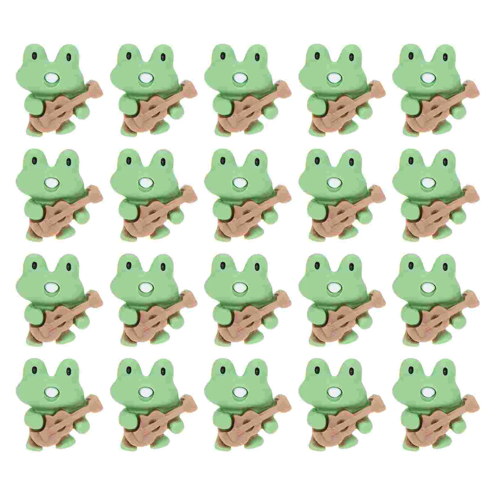 

20 Pcs Frog Pushpin Decorative Pushpins Thumb Tacks Message Board Household Metal Resin Office