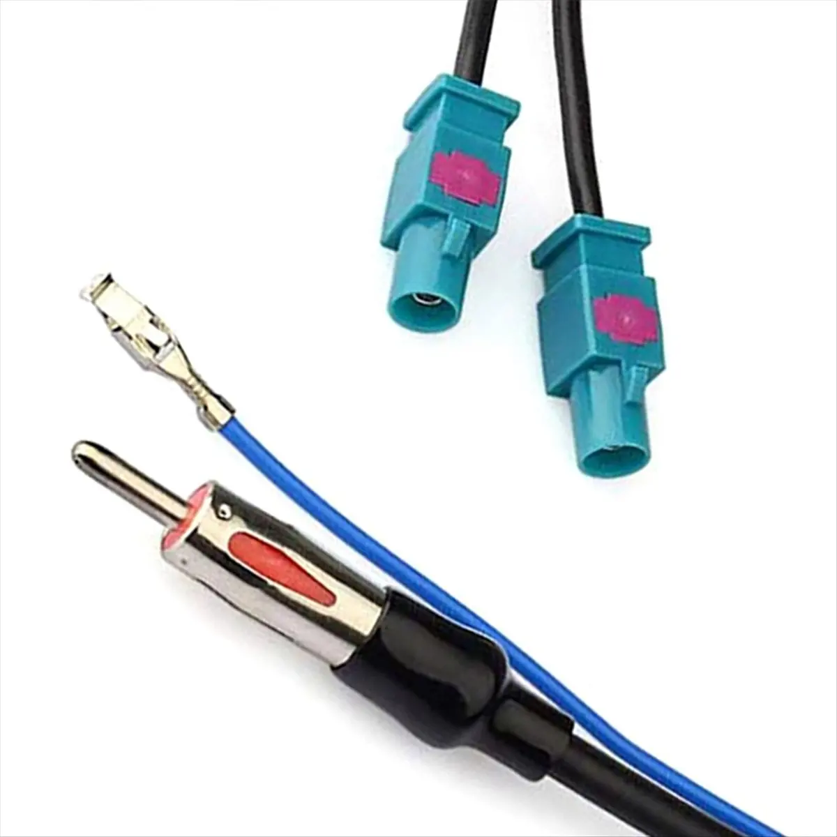 #79U (Photo Color)Car Radio Antenna Adaptor for AUDI Adapter,Automotive Parts & Accessories