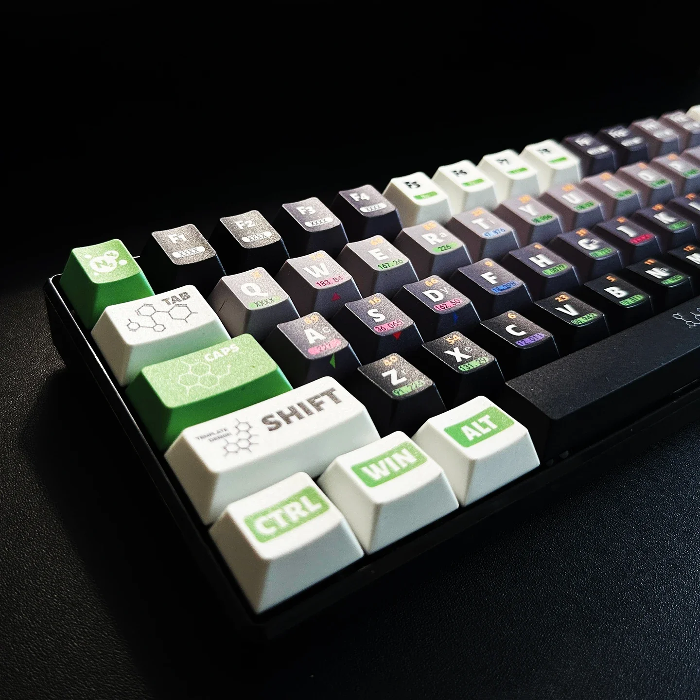 

Element keycap original PBT personality five-sided sublimation ATK68wooting night devil extreme