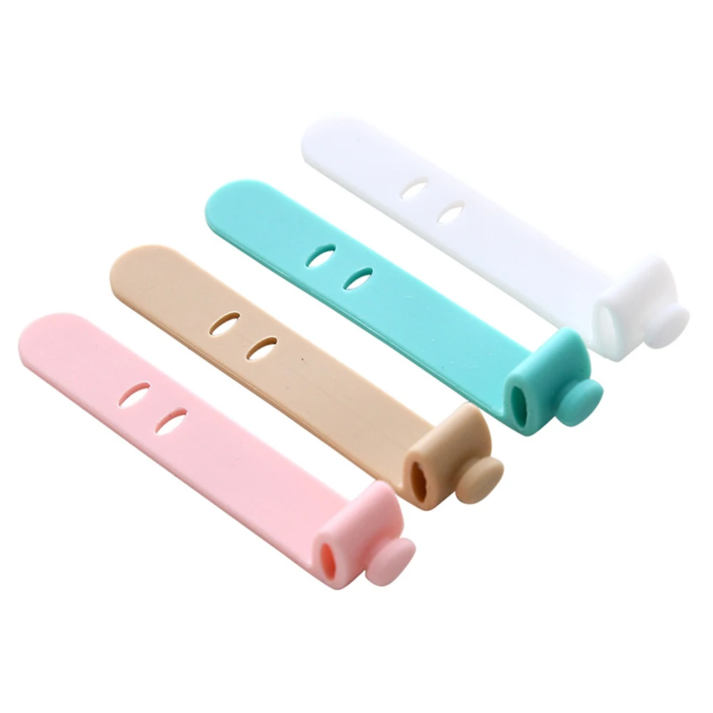 

32pcs Cable Organizer Silicone Fixing Tapes Wire Holders Cord Management Storage Solution for Home Office Use
