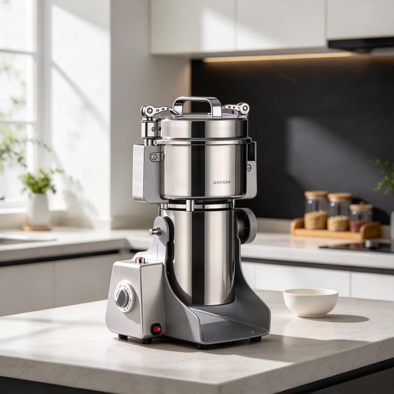 900g Electric Grain Grinder 430 Stainless Steel Chamber Copper Motor High Power Fine Powder Mill Home Commercial Use 전동 분쇄기