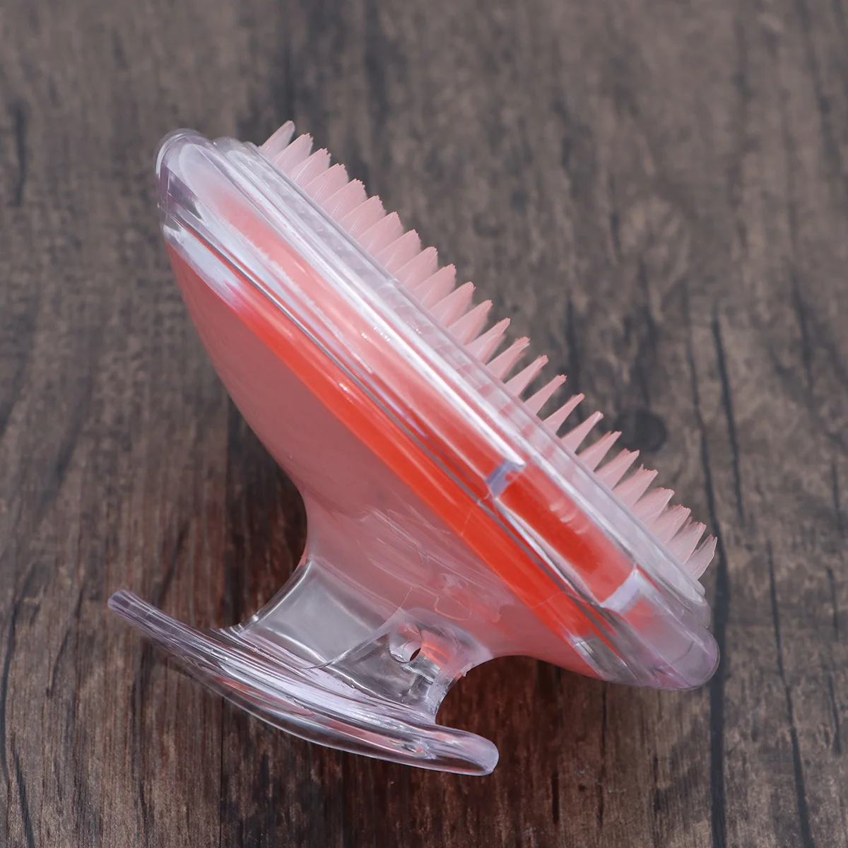 

Anti Slip Massage Comb Pvc Scalp Massage Brush For Tangled Hair Eco Friendly Round Orange Comb Easy Use Great For Hair Care