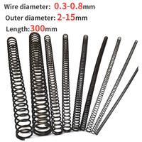 1pcs Small Spring Y-shaped Compression Spring Wire Diameter 0.3-0.8mm Spring Steel  Length 300mm Outer Diameter 2-15mm