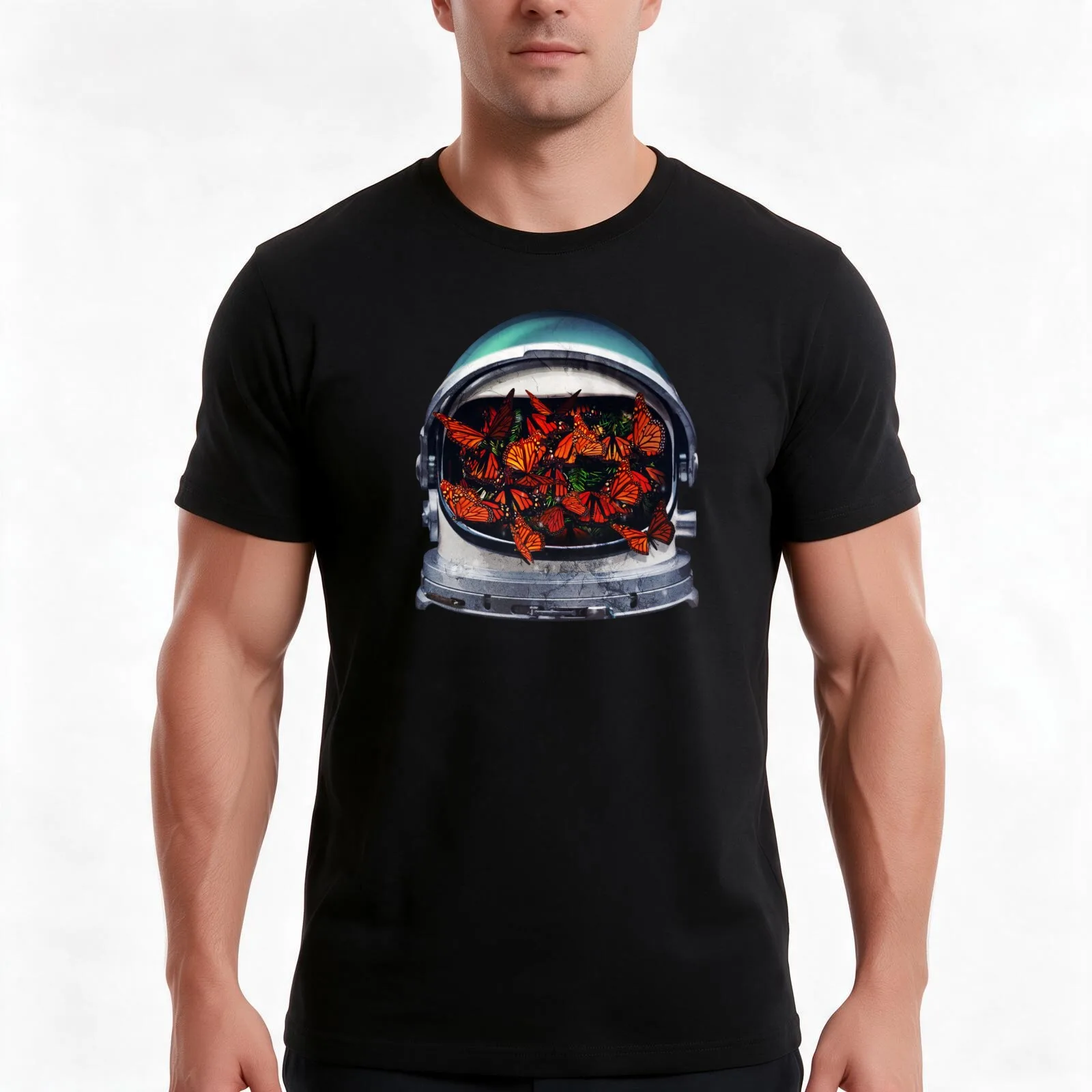 Within T-Shirt, Summer Casual Cotton Tee, Oversized Streetwear Tops, Vintage Graphic Print, Loose Fit Short Sleeve, 100% Cotton