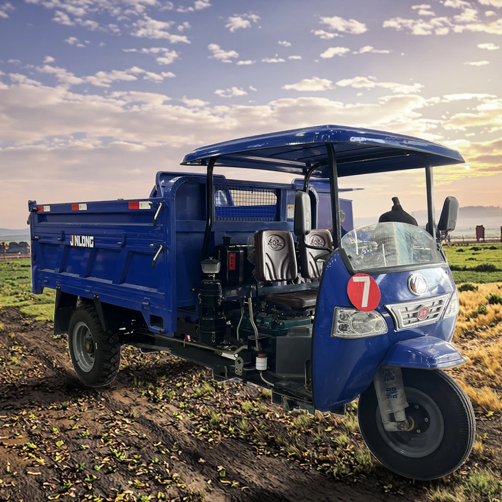 2025ใหม่ประเภทHigh-Power Farmก่อสร้างเหมืองถ่านหินLogisticsขนส่งสินค้าดีเซลการเกษตรสามล้อ