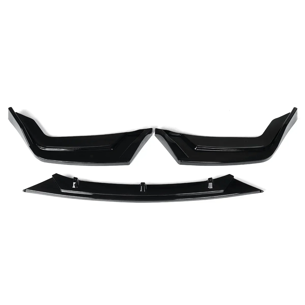 3Pieces Car Front Bumper Lip Deflector Lips Splitter Spoiler Guard Cover For Honda For Civic Hatchback & Si 2016-2020 Body Kit