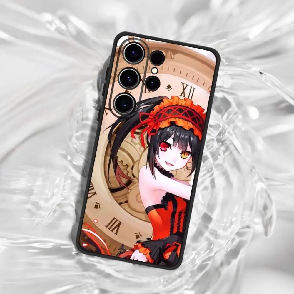 Чехол для телефона Date a live Tokisaki Kurumi для SamsungS25,24,21,22,23,30,Ultra,20,Plus,Fe,Lite,Note,10,мягкий черный чехол