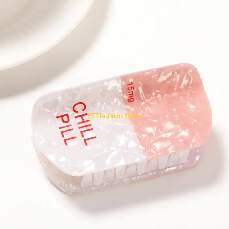 Y5GC Divertente clip per artigli per capelli a forma squalo Presa per diversi tipi capelli Forcina in PVC Accessori