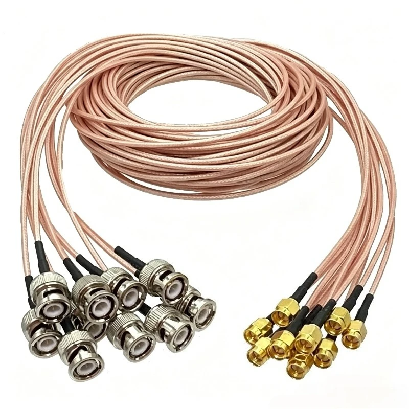 BNC to SMA Pigtail Cable RG316 Coaxial Jumper Wire BNC Male to SMA Male Connector 4 inch to 10 FT Custom Length
