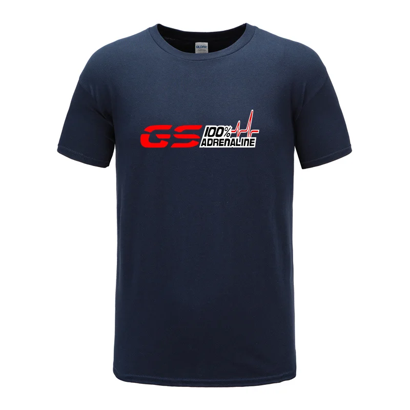 GS 100% Adrenaline Motorrad Biker Fan Short Sleeve T-Shirt Tee Shirts GS1200 F1 M3 M4 M5 M6 X5 X6 Polo TShirt 2XL